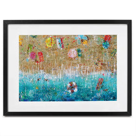Beach Reflection Framed Art Print Beach Reflection Framed Art Print wall art product Studio Paint-Ing