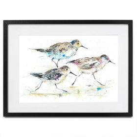 Beach Run Framed Art Print Beach Run Framed Art Print wall art product Nicola Jane Rowles