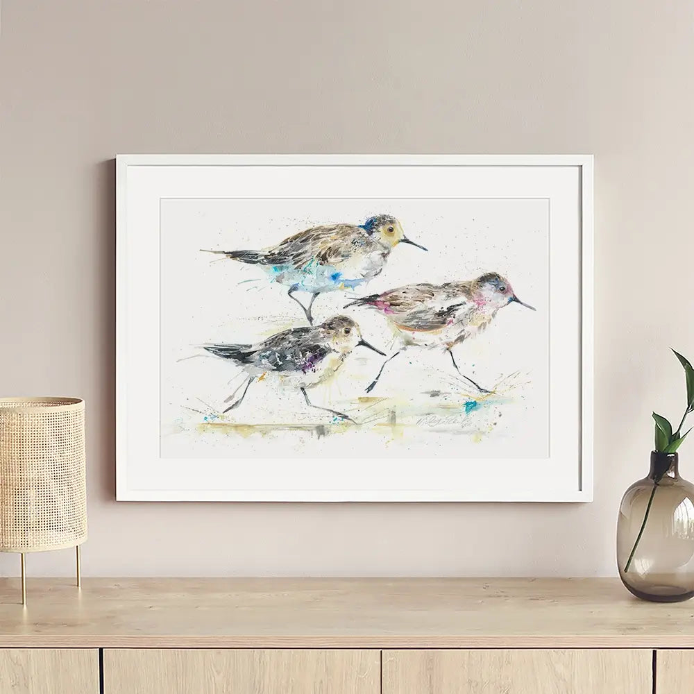 Beach Run Framed Art Print Beach Run Framed Art Print wall art product Nicola Jane Rowles