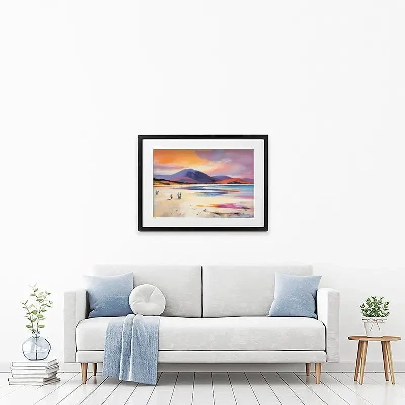 Beach Stroll Framed Art Print Beach Stroll Framed Art Print wall art product David Alexander Elder