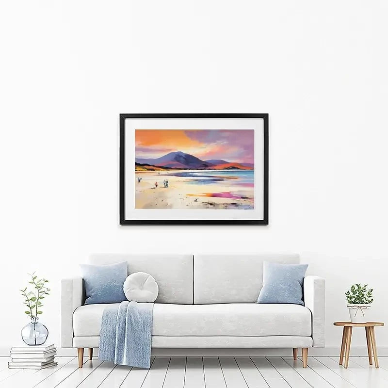 Beach Stroll Framed Art Print Beach Stroll Framed Art Print wall art product David Alexander Elder