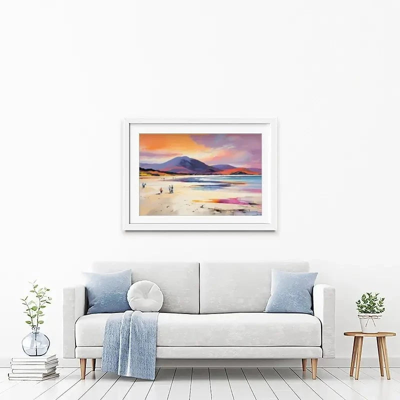 Beach Stroll Framed Art Print Beach Stroll Framed Art Print wall art product David Alexander Elder