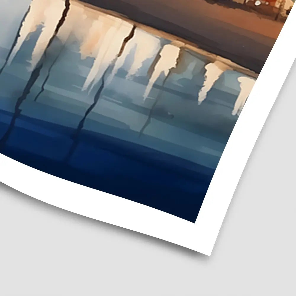 Beach Theme Park Art Print Beach Theme Park Art Print wall art product Arlington Prints - Independent