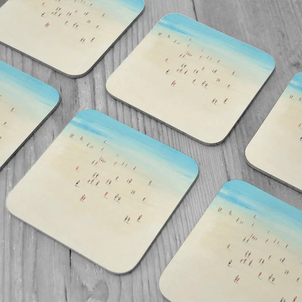 Beach Time Coaster Set Beach Time Coaster Set wall art product Tim T