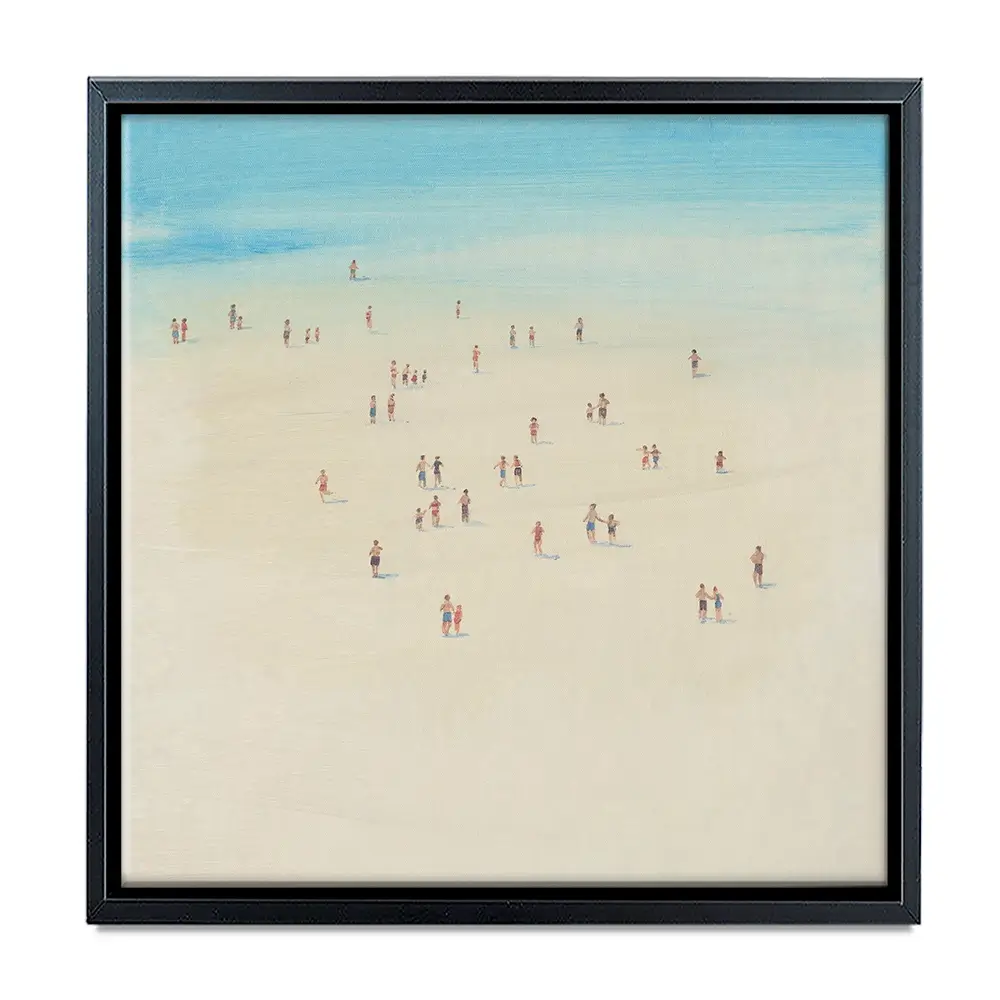 Beach Time Square Canvas Print Beach Time Square Canvas Print wall art product Tim T