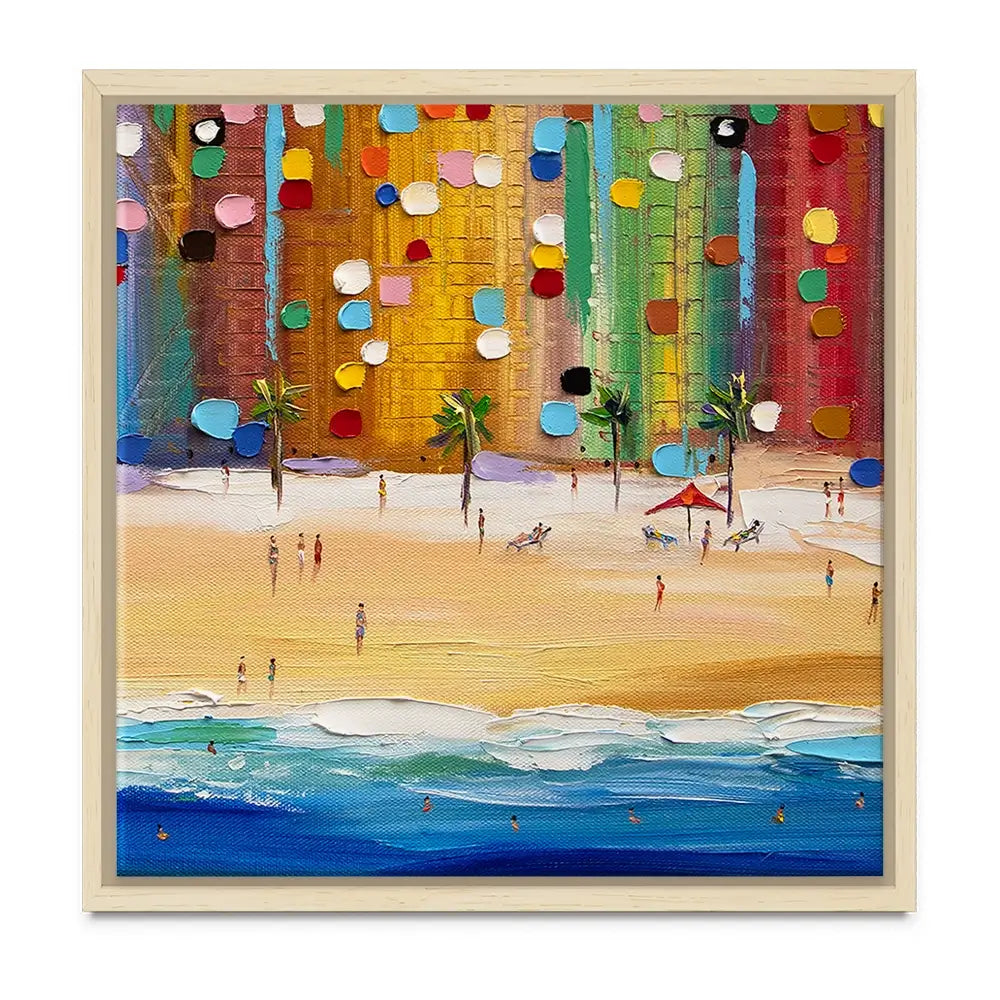 Beach Vibes Oversized Canvas Print Beach Vibes Oversized Canvas Print wall art product Ekaterina Ermilkina