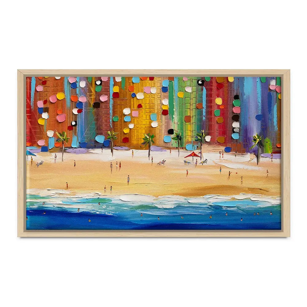 Beach Vibes Oversized Canvas Print Beach Vibes Oversized Canvas Print wall art product Ekaterina Ermilkina