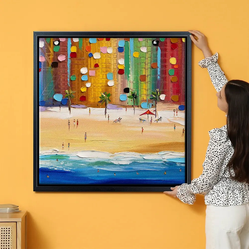 Beach Vibes Oversized Canvas Print Beach Vibes Oversized Canvas Print wall art product Ekaterina Ermilkina
