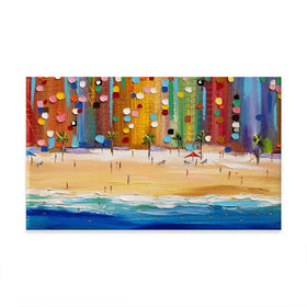 Beach Vibes Oversized Canvas Print Beach Vibes Oversized Canvas Print wall art product Ekaterina Ermilkina
