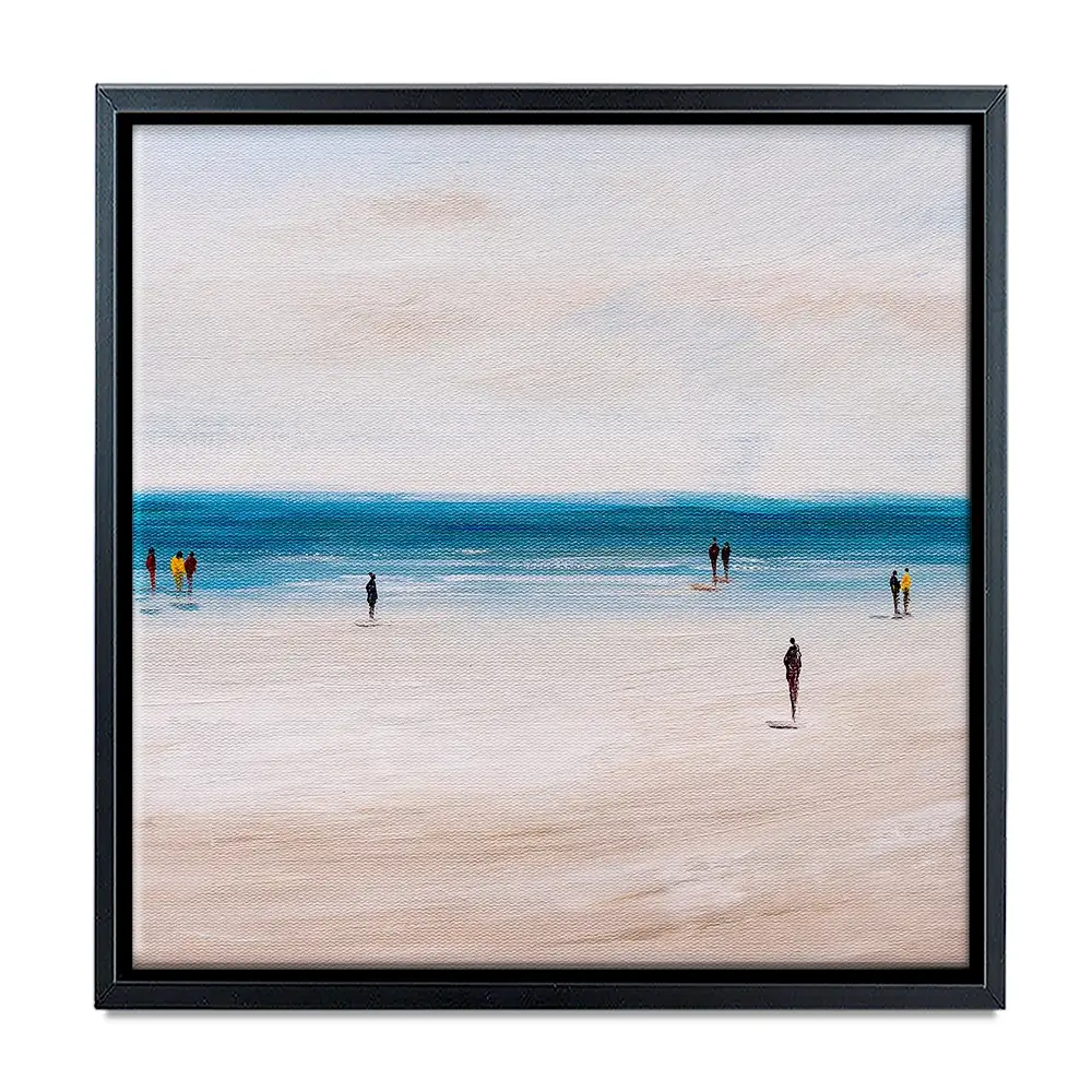 Beach Walks Square Canvas Print Beach Walks Square Canvas Print wall art product CYC / Shutterstock