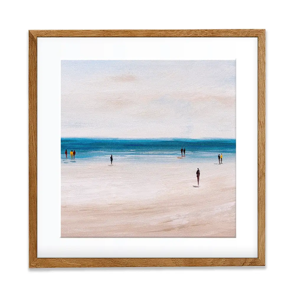 Beach Walks Square Framed Art Print Beach Walks Square Framed Art Print wall art product CYC / Shutterstock
