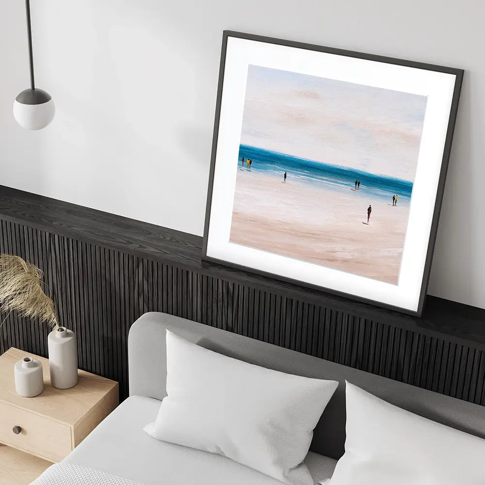 Beach Walks Square Framed Art Print Beach Walks Square Framed Art Print wall art product CYC / Shutterstock