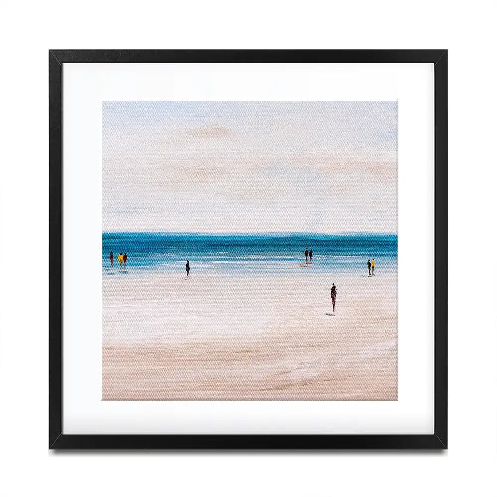 Beach Walks Square Framed Art Print Beach Walks Square Framed Art Print wall art product CYC / Shutterstock