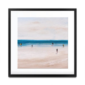 Beach Walks Square Framed Art Print Beach Walks Square Framed Art Print wall art product CYC / Shutterstock