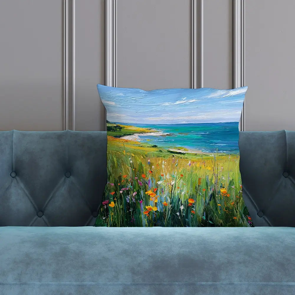 Beachy Blossoms Cushion Beachy Blossoms Cushion wall art product David Alexander Elder