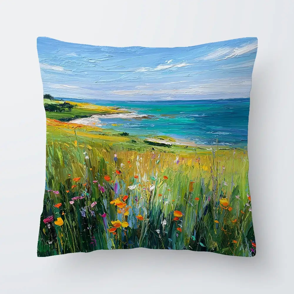 Beachy Blossoms Cushion Beachy Blossoms Cushion wall art product David Alexander Elder