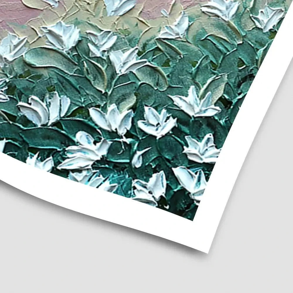 Beachy Flowers Art Print Beachy Flowers Art Print wall art product Nada Khatib