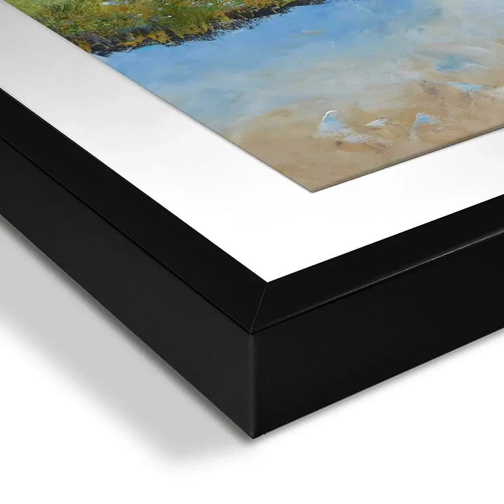 Beachy Square Framed Art Print Beachy Square Framed Art Print wall art product Laure Bury