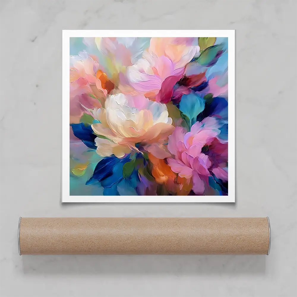 Beaming Bouquet Square Art Print Beaming Bouquet Square Art Print wall art product David Alexander Elder
