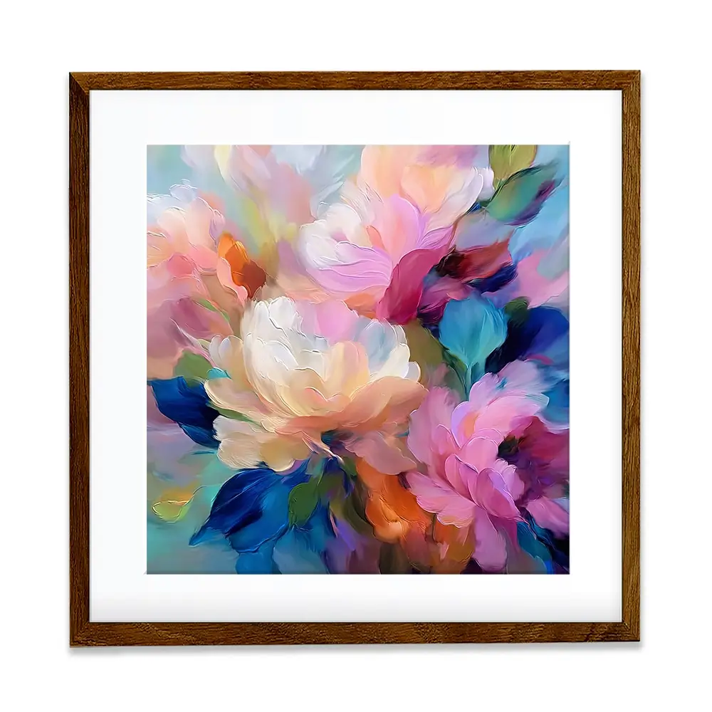 Beaming Bouquet Square Framed Art Print Beaming Bouquet Square Framed Art Print wall art product David Alexander Elder