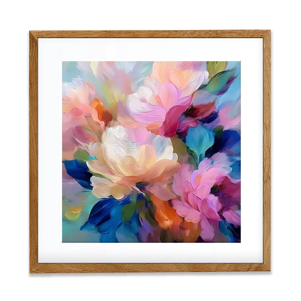 Beaming Bouquet Square Framed Art Print Beaming Bouquet Square Framed Art Print wall art product David Alexander Elder