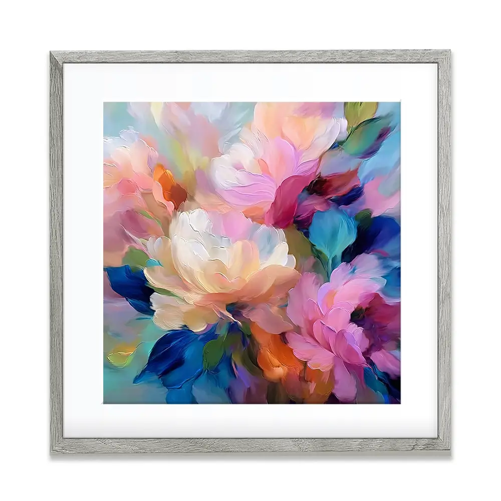 Beaming Bouquet Square Framed Art Print Beaming Bouquet Square Framed Art Print wall art product David Alexander Elder