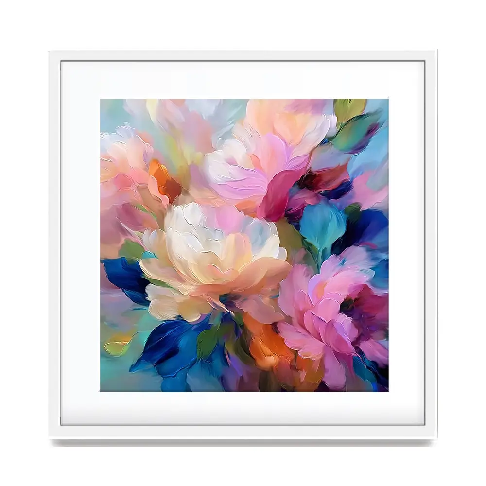 Beaming Bouquet Square Framed Art Print Beaming Bouquet Square Framed Art Print wall art product David Alexander Elder