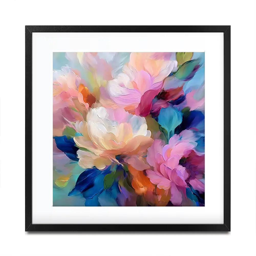 Beaming Bouquet Square Framed Art Print Beaming Bouquet Square Framed Art Print wall art product David Alexander Elder