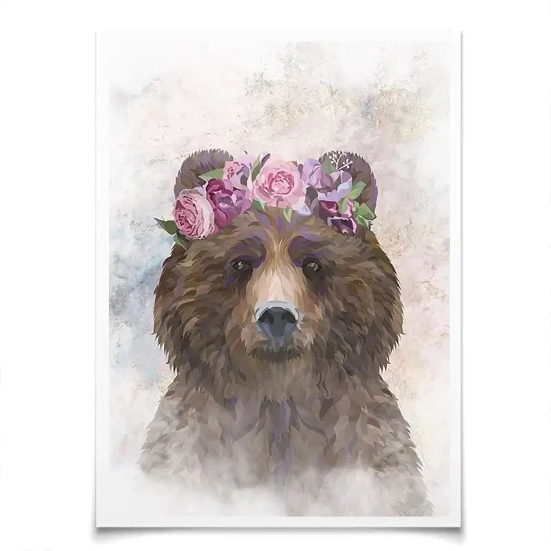 Bear Haze Art Print Bear Haze Art Print wall art product Sarah Manovski