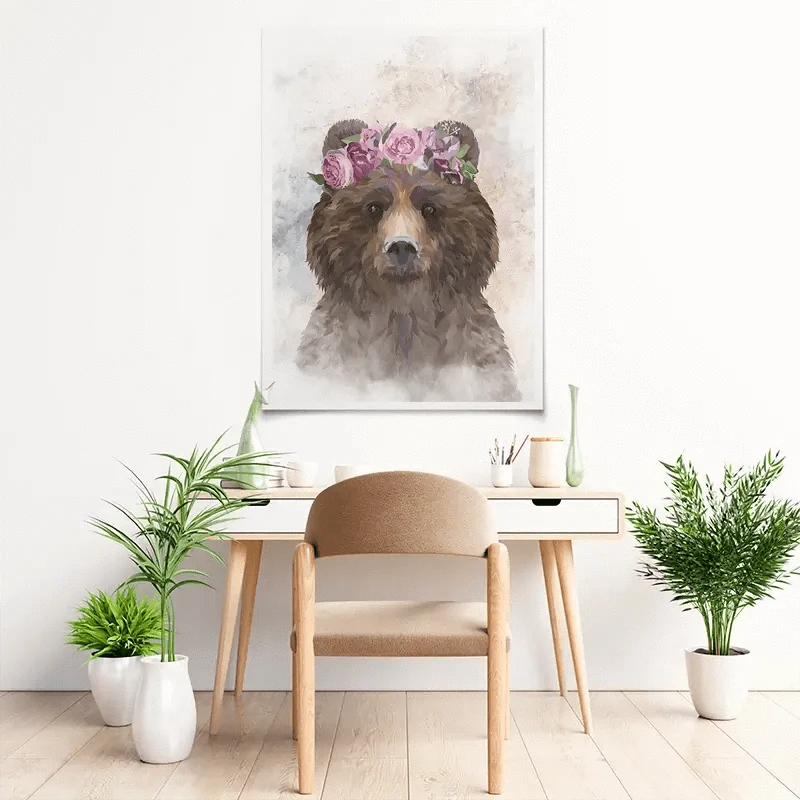 Bear Haze Art Print Bear Haze Art Print wall art product Sarah Manovski