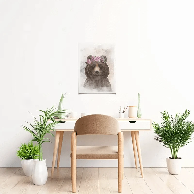 Bear Haze Art Print Bear Haze Art Print wall art product Sarah Manovski