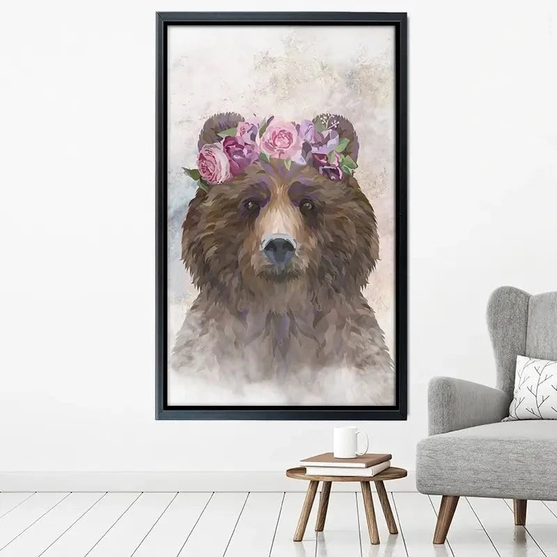 Bear Haze Canvas Print Bear Haze Canvas Print wall art product Sarah Manovski