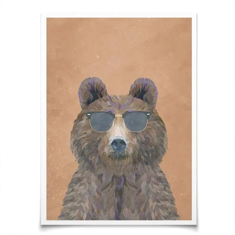 Beary Nice To Meet You Art Print Beary Nice To Meet You Art Print wall art product Sarah Manovski