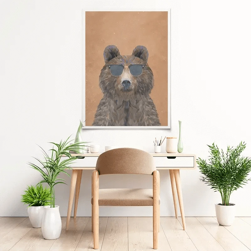 Beary Nice To Meet You Art Print Beary Nice To Meet You Art Print wall art product Sarah Manovski