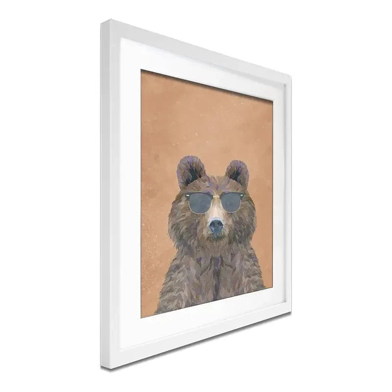 Beary Nice To Meet You Framed Art Print Beary Nice To Meet You Framed Art Print wall art product Sarah Manovski