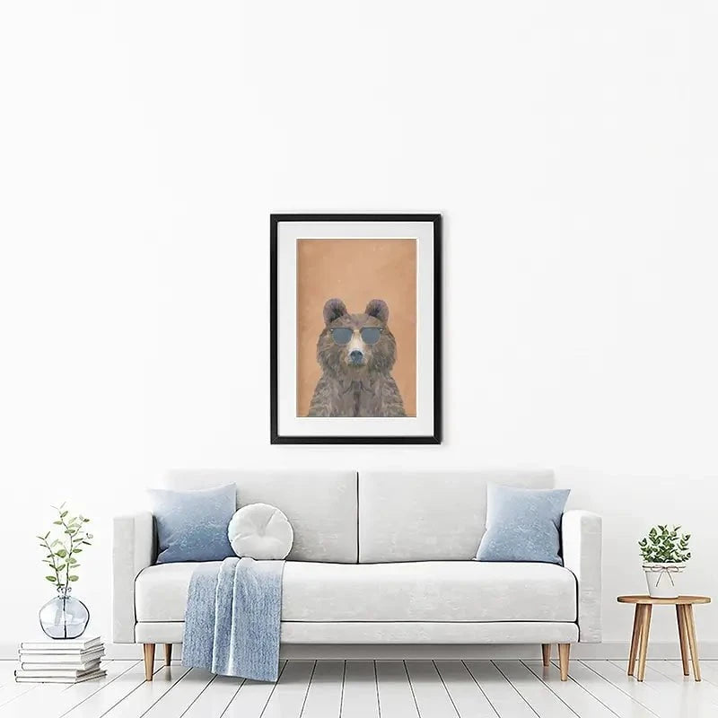 Beary Nice To Meet You Framed Art Print Beary Nice To Meet You Framed Art Print wall art product Sarah Manovski