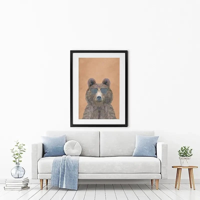 Beary Nice To Meet You Framed Art Print Beary Nice To Meet You Framed Art Print wall art product Sarah Manovski