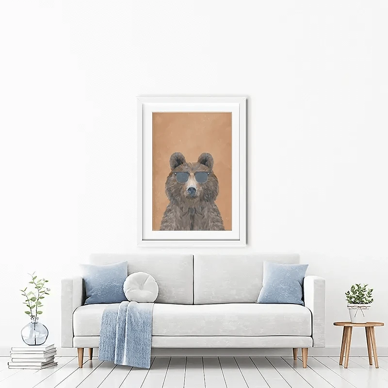 Beary Nice To Meet You Framed Art Print Beary Nice To Meet You Framed Art Print wall art product Sarah Manovski