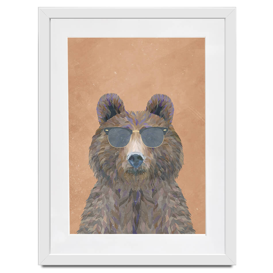 Beary Nice To Meet You Framed Art Print Beary Nice To Meet You Framed Art Print wall art product Sarah Manovski