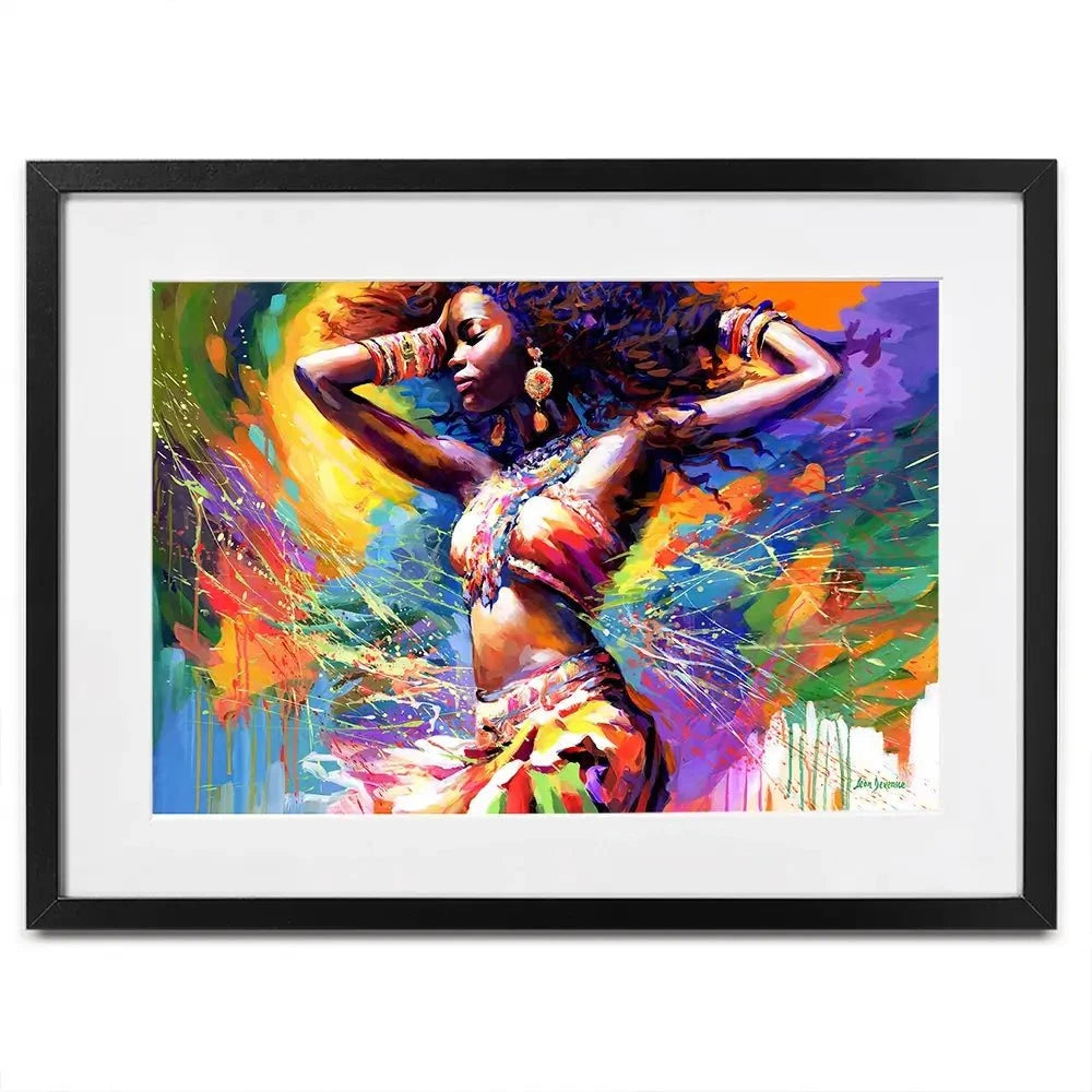 Beautiful African Woman Framed Art Print Beautiful African Woman Framed Art Print wall art product Leon Devenice