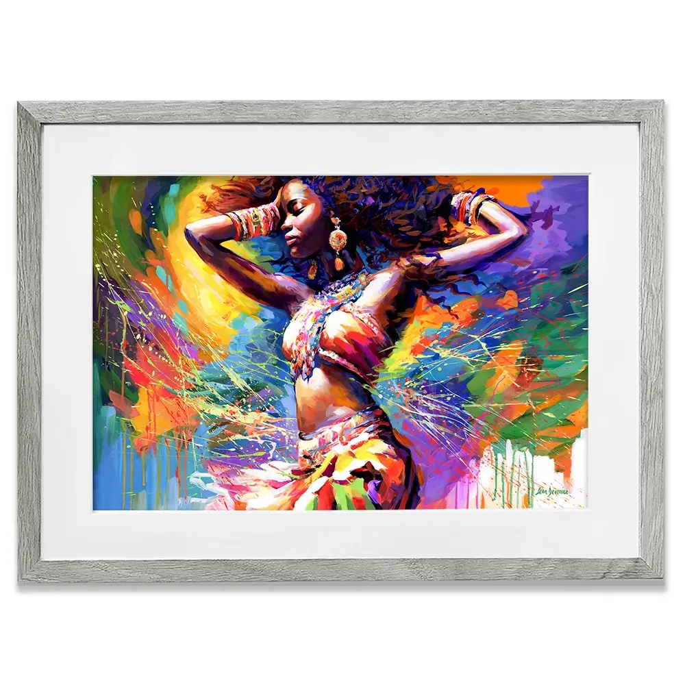 Beautiful African Woman Framed Art Print Beautiful African Woman Framed Art Print wall art product Leon Devenice