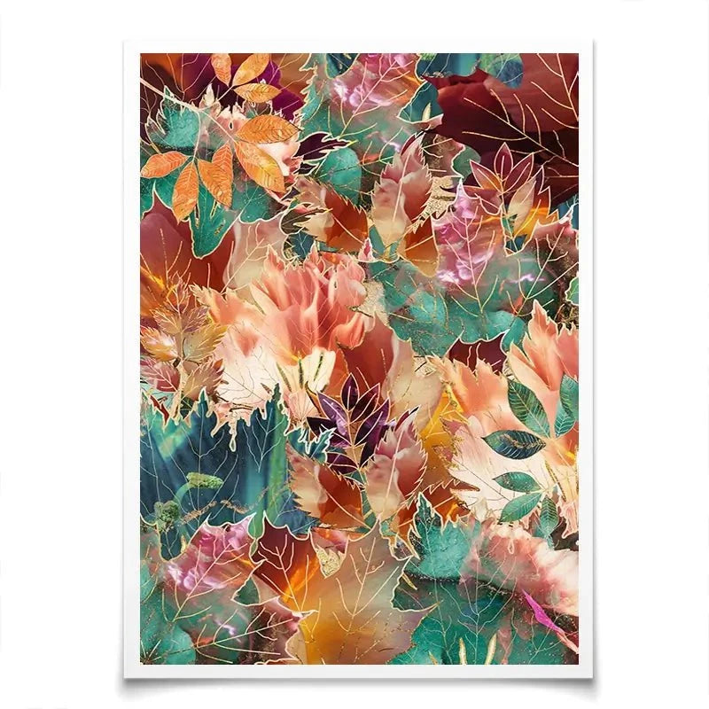 Beautiful Autumn Leaves Art Print Beautiful Autumn Leaves Art Print wall art product Sarah Manovski