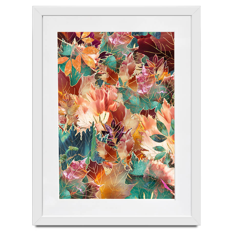 Beautiful Autumn Leaves Framed Art Print Beautiful Autumn Leaves Framed Art Print wall art product Sarah Manovski