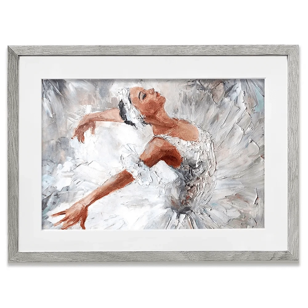 Beautiful Ballerina Framed Art Print Beautiful Ballerina Framed Art Print wall art product Maria Bo / Shutterstock