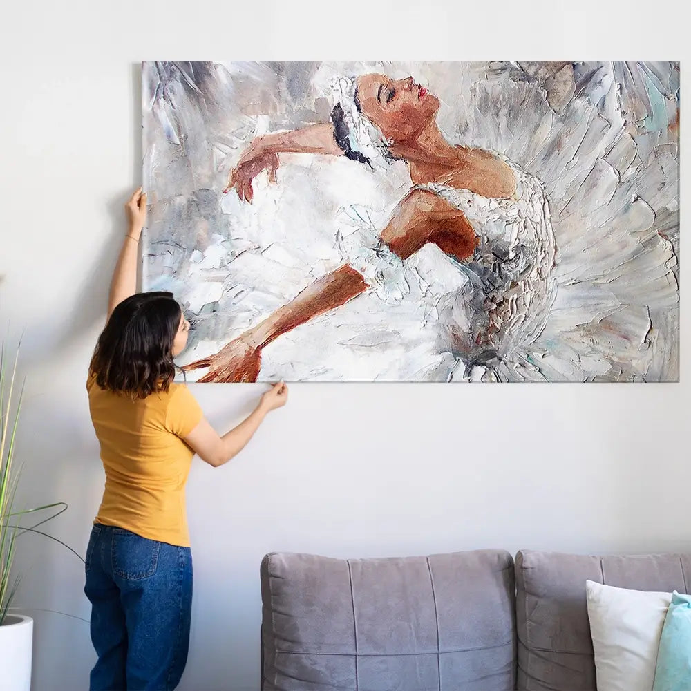 Beautiful Ballerina Oversized Canvas Print Beautiful Ballerina Oversized Canvas Print wall art product Art Print Shop