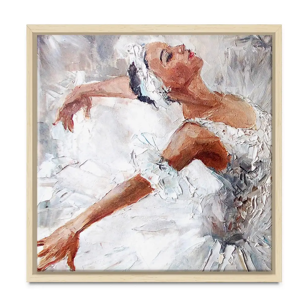 Beautiful Ballerina Square Canvas Print Beautiful Ballerina Square Canvas Print wall art product Maria Bo / Shutterstock