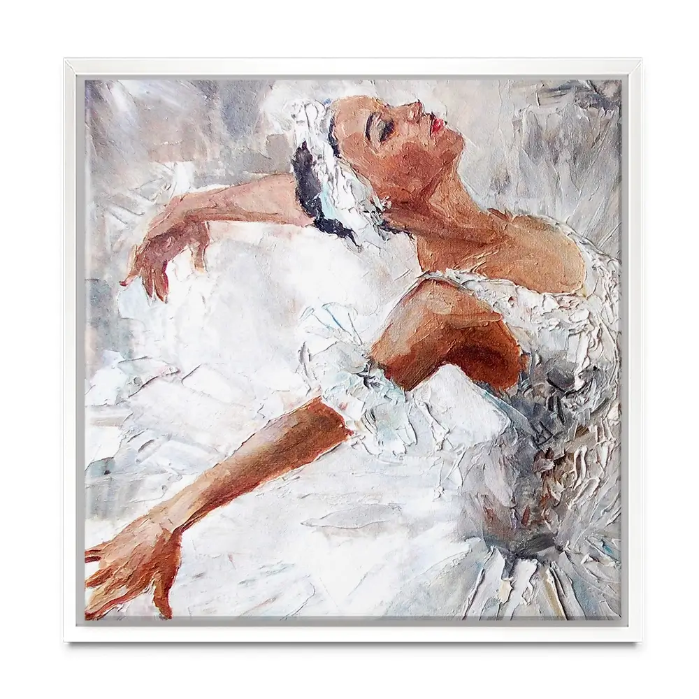 Beautiful Ballerina Square Canvas Print Beautiful Ballerina Square Canvas Print wall art product Maria Bo / Shutterstock