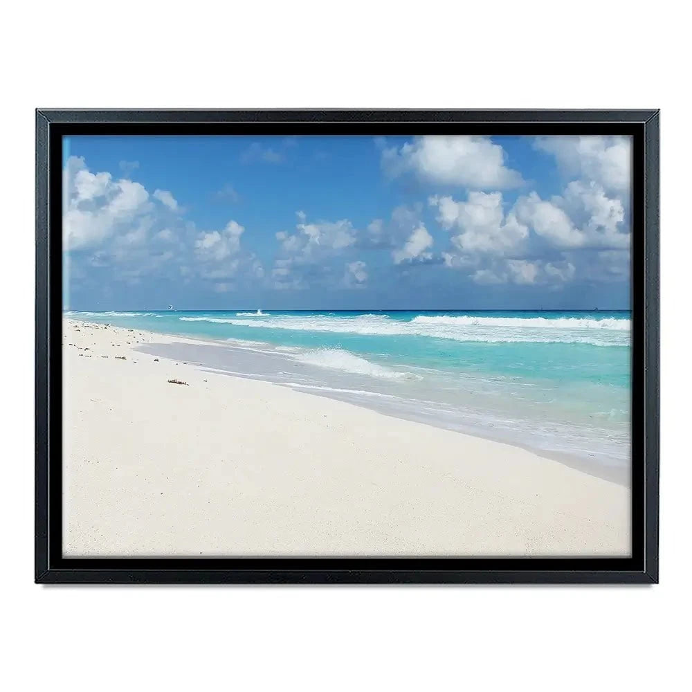 Beautiful Beach Scene Canvas Print Beautiful Beach Scene Canvas Print wall art product Ligia Aguilar / Shutterstock