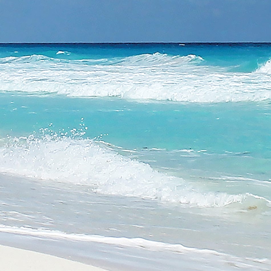 Beautiful Beach Scene Square Framed Art Print wall art product Ligia Aguilar / Shutterstock