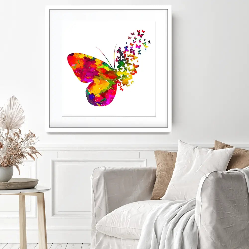 Beautiful Butterfly Square Framed Art Print Beautiful Butterfly Square Framed Art Print wall art product Ihnatovich Maryia / Shutterstock